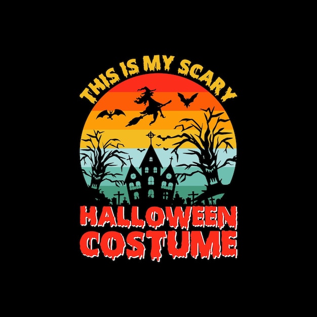 Diseño de camiseta de Halloween