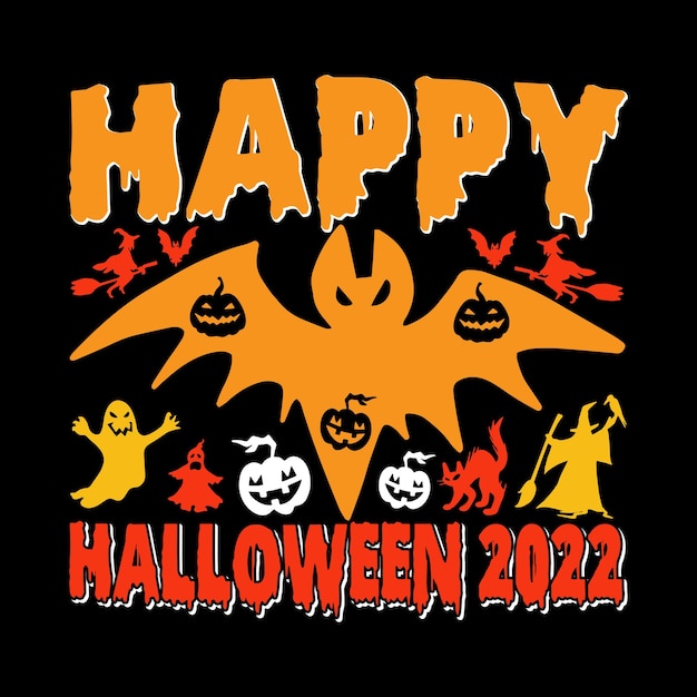 Diseño de camiseta de Halloween