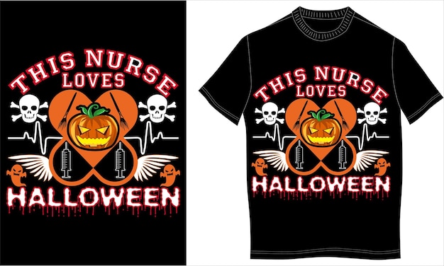 Diseño de camiseta de Halloween