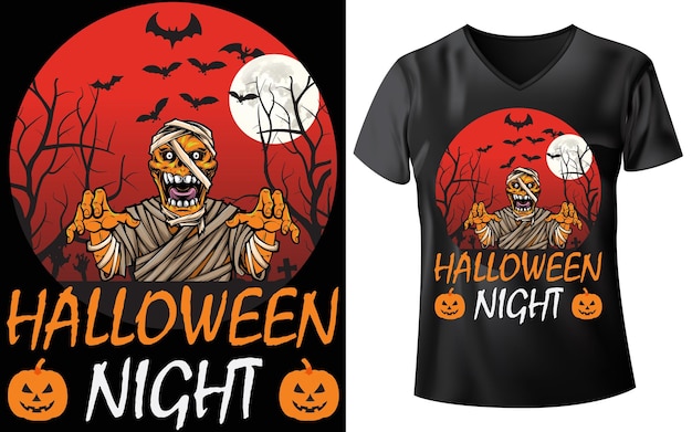 Diseño de camiseta de Halloween