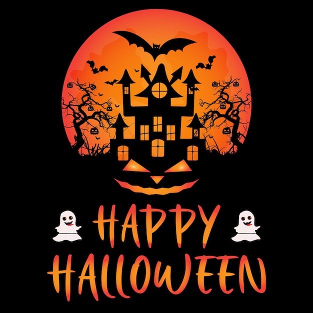 Diseño de camiseta de Halloween