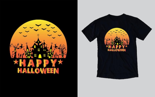 Diseño de camiseta de Halloween