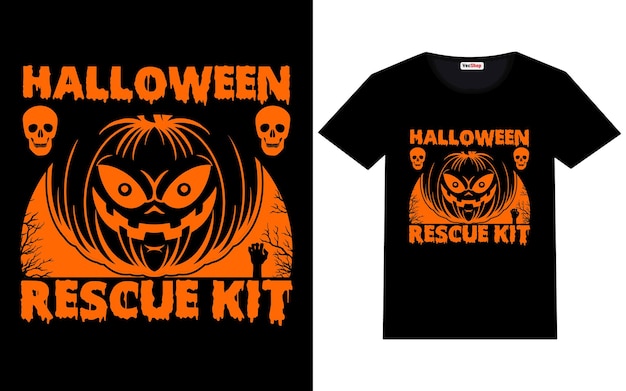 diseño de camiseta de halloween