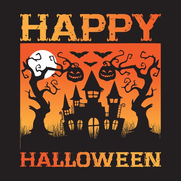 Diseño de camiseta de halloween