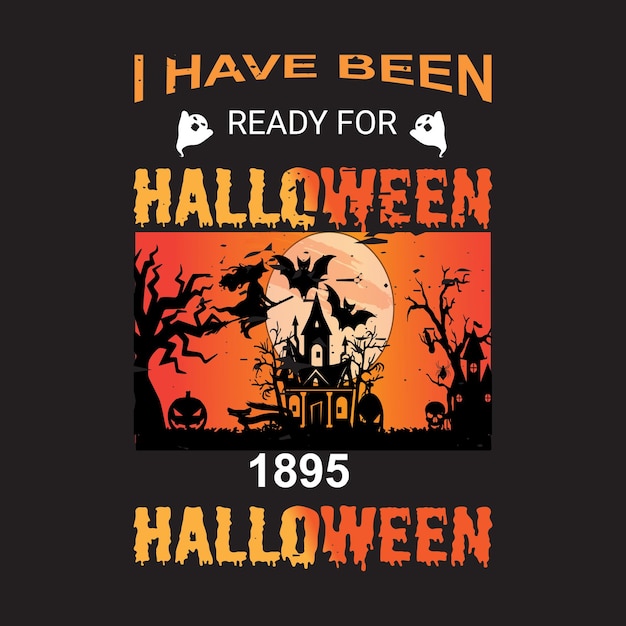 Diseño de camiseta de halloween.
