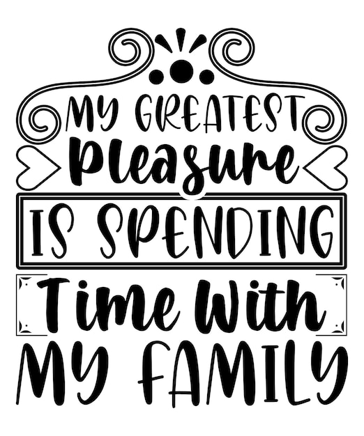 Vector diseño de camiseta happy family quotes