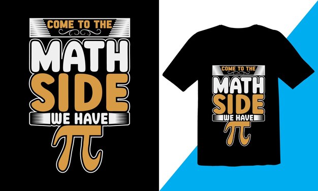 Vector diseño de camiseta happy pi day,pi day 2023math