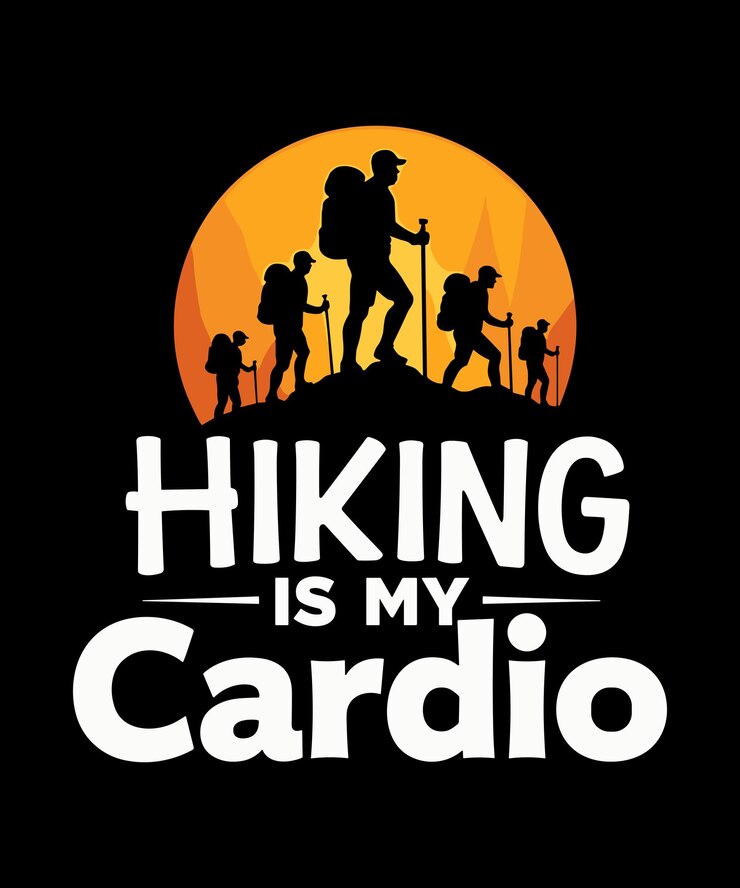 Diseño de la camiseta HIKING