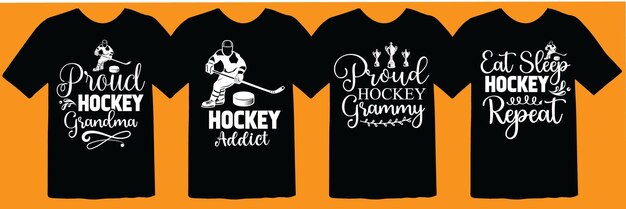 Diseño de camiseta de hockey svg