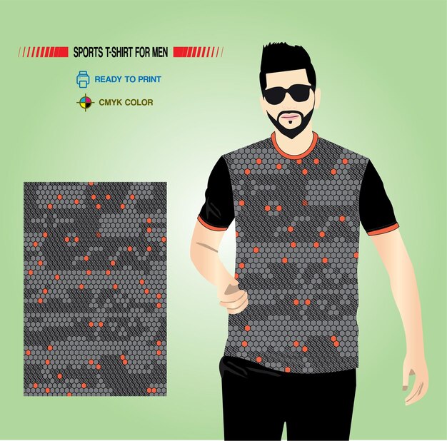 Vector diseño de camiseta para hombre