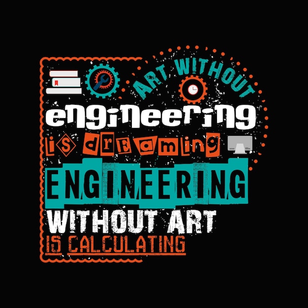 Diseño de camiseta de ingeniero mecánico