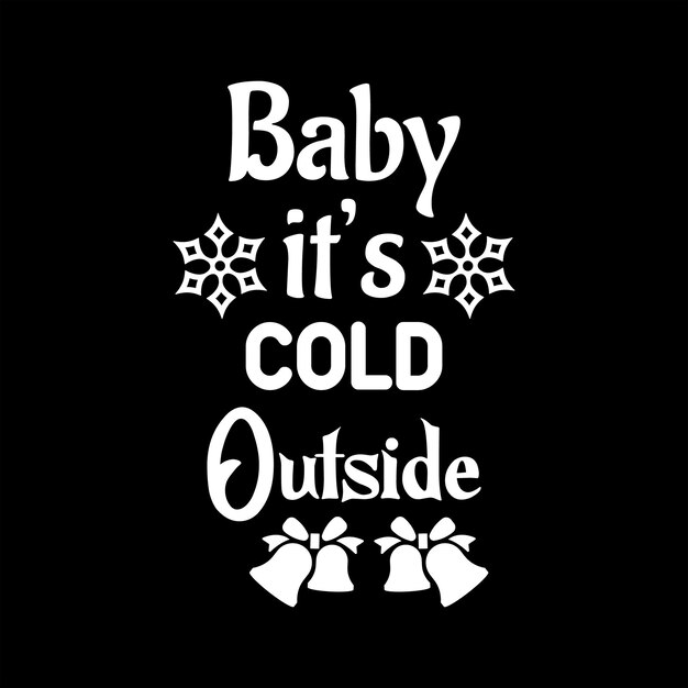 Diseño de camiseta de invierno