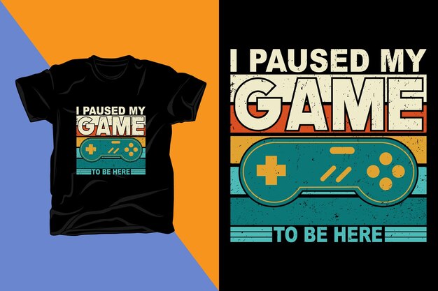 diseño de camiseta de juego diseño de camiseta personalizada