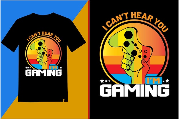 diseño de camiseta de juegos
