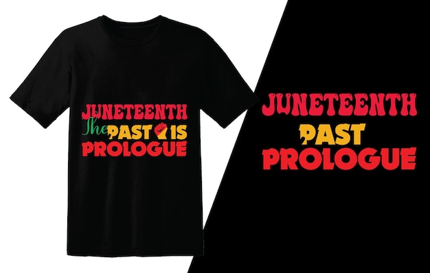 Diseño de camiseta de Juneteenth Víctor.