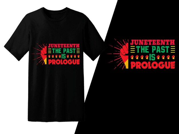 Diseño de camiseta de Juneteenth Víctor.