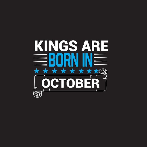 Vector diseño de camiseta kings born