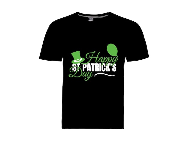 Diseño de camiseta de letras de san patricio de diseño plano de vector libre
