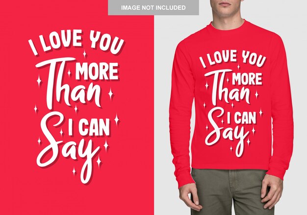 Diseño de camiseta de letras. Tipografía romance