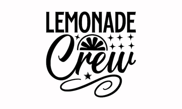Diseño de camiseta de limones Frase de letras dibujadas a mano Caligrafía Archivo svg