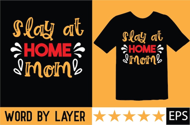 El diseño de la camiseta de la madre el diseño de la mamá el diseño del vector de la tipografía