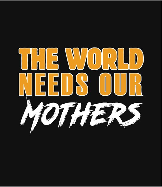 Diseño de camiseta de madre plantillas de impresión de diseño de camiseta de día de madre de lúpulo Vector Premium