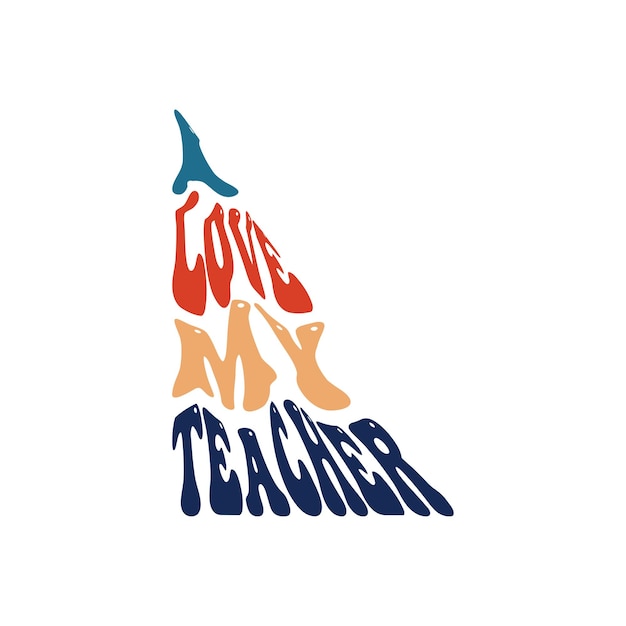 diseño de camiseta de maestro retro
