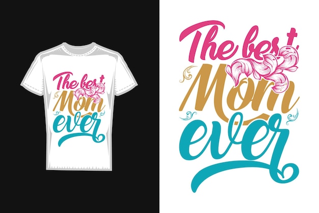 Vector diseño de camiseta de mamá e hijo diseño de camiseta de tipografía del día de la madre