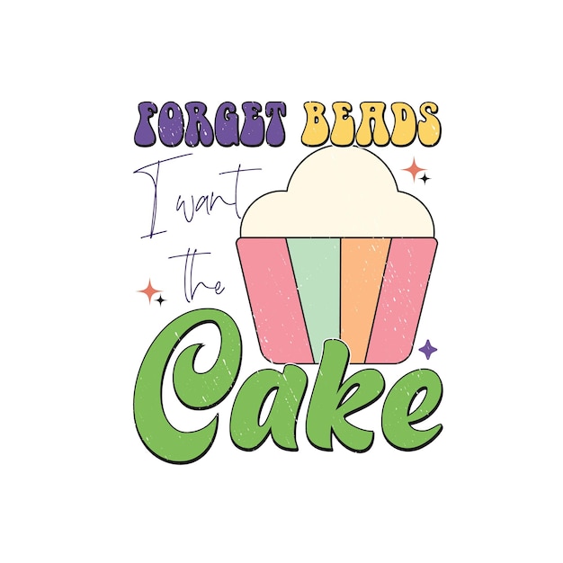 Diseño de camiseta de Mardi Gras svg