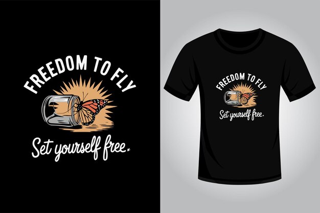 diseño de camiseta mariposa