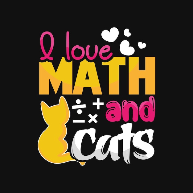 Diseño de camiseta de matemáticas