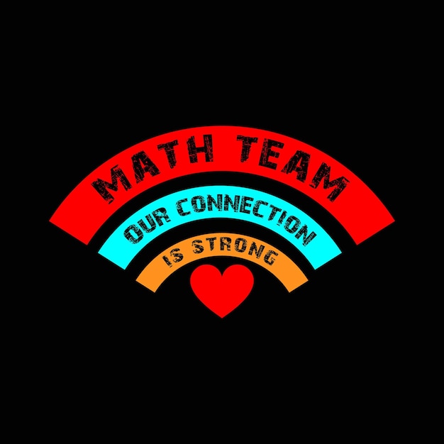 Diseño de camiseta de matemáticas