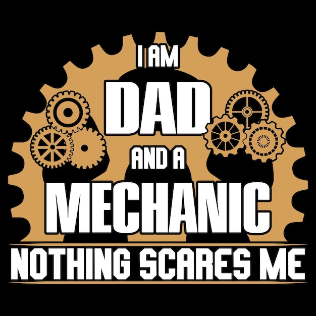 Diseño de camiseta mecánica