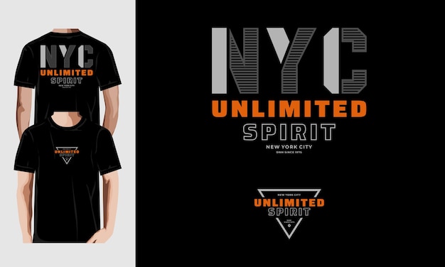 Diseño de camiseta de mezclilla urbana de nyc.vector premium.