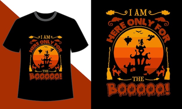 Diseño de camiseta de moda de Halloween