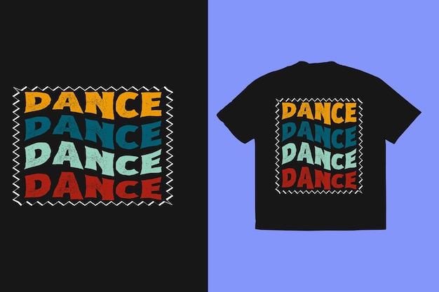 Diseño de camiseta de moda tipografía vintage y arte de letras diseño de camiseta de onda retro