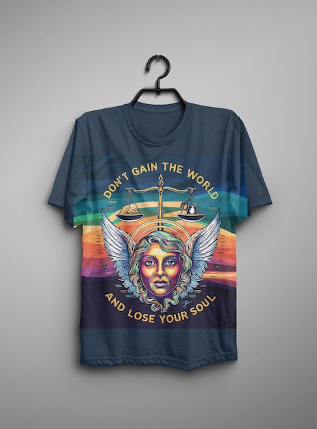 diseño de camiseta moderno y de moda