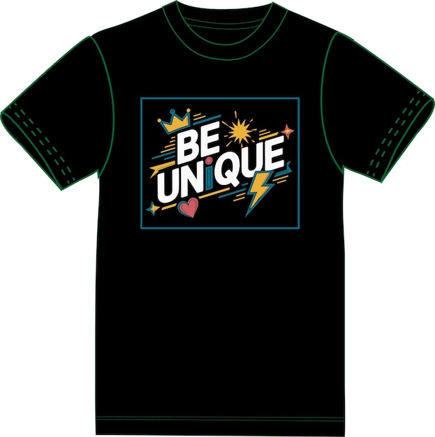 El diseño de la camiseta motivacional debe ser único