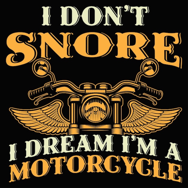 Diseño de camiseta de moto