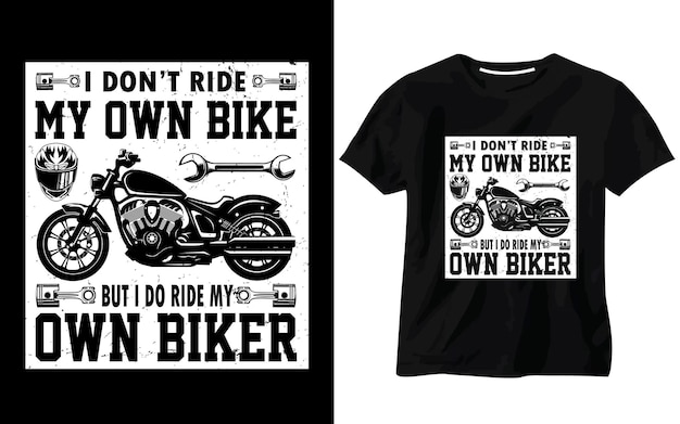 Diseño de camiseta de motocicleta antigua