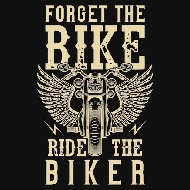 Diseño de camiseta de motociclista