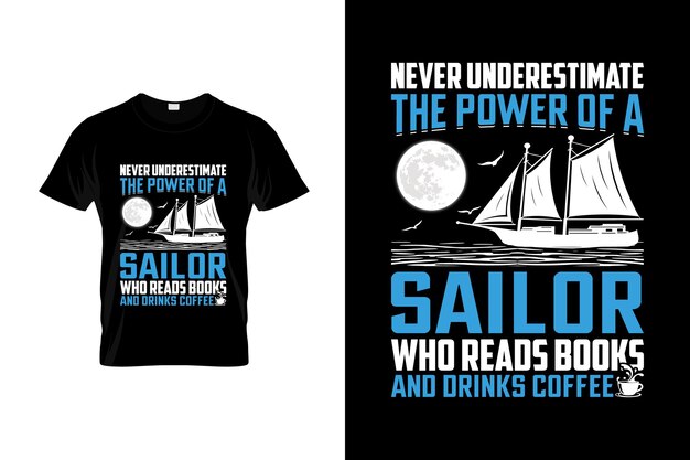 Diseño de camiseta de navegación o Diseño de póster de navegación o Diseño de camiseta de navegación