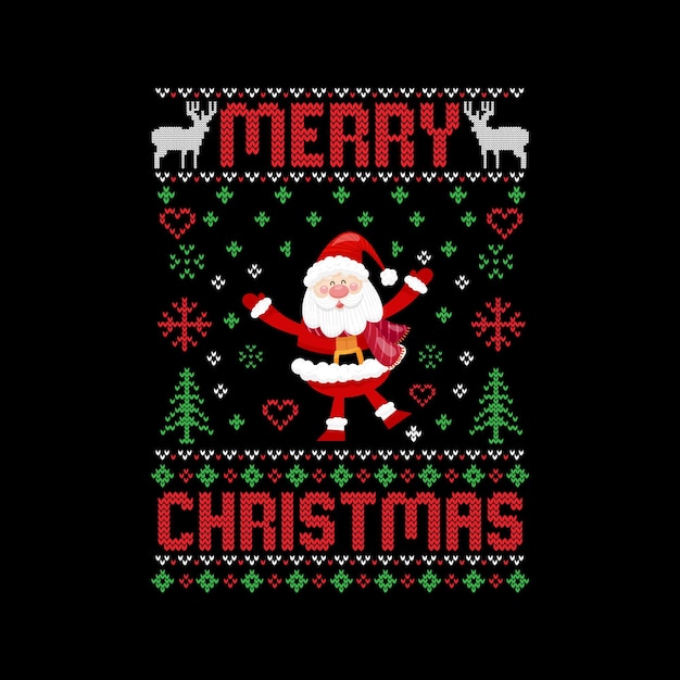 Diseño de camiseta de Navidad