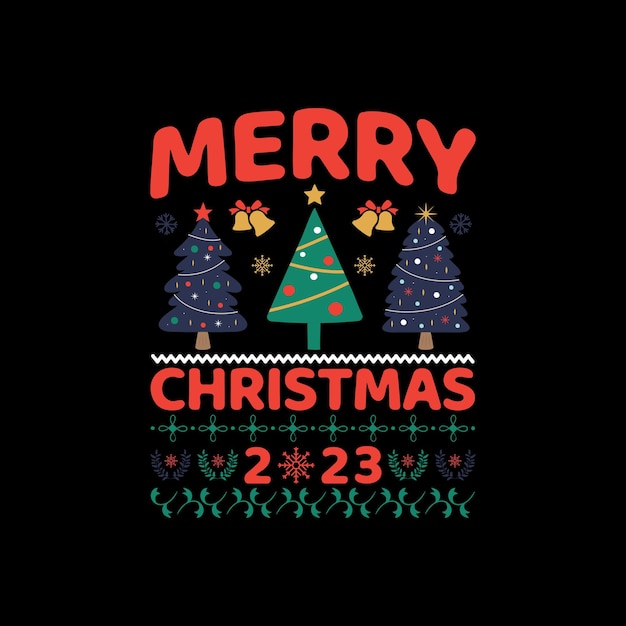 Diseño de camiseta de Navidad