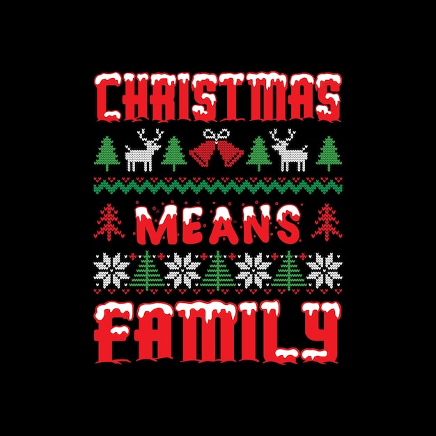 Diseño de camiseta de Navidad