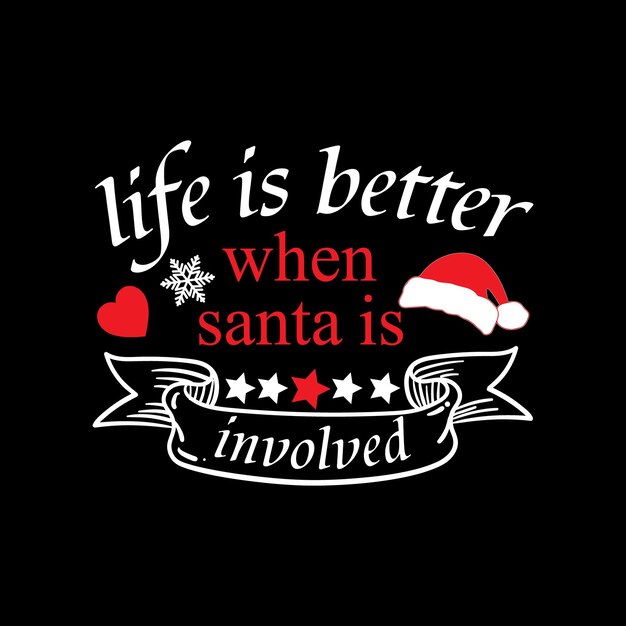 Diseño de camiseta de Navidad