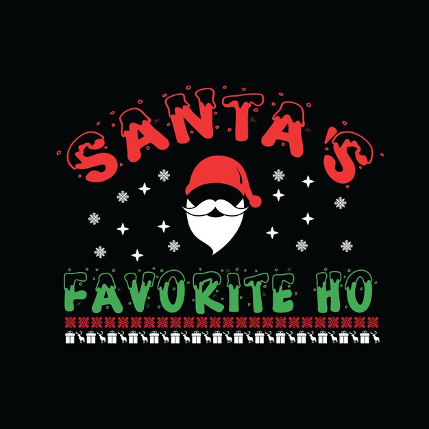 Diseño de camiseta de navidad