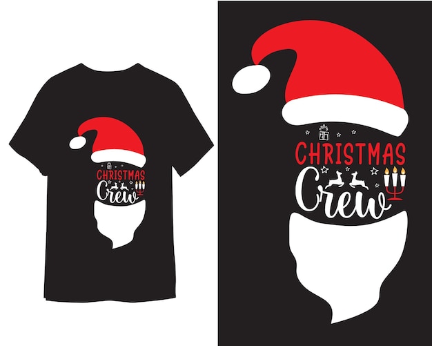 Vector diseño de camiseta de navidad