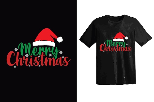 Diseño de camiseta navideña.