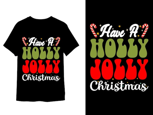 Diseño de camiseta navideña